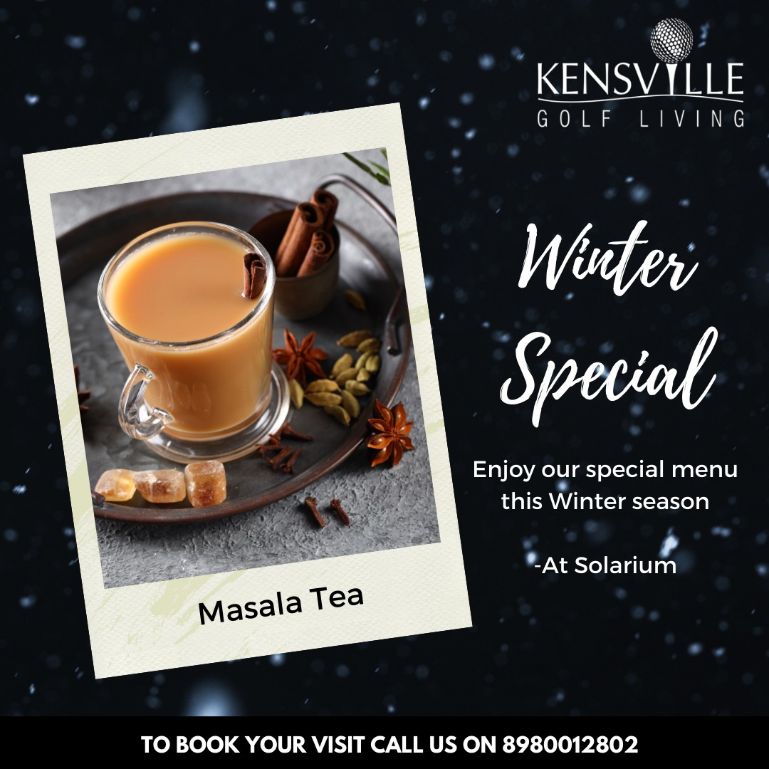 A steaming cup of masala chai, friends and family as company amidst the serenity of nature is all that is required to warm up this winter. Enjoy a winter staycation at Kensville.
To know more call us on
8980076000

#kensville #frittersrecipe #tea #specialtea #winterseason