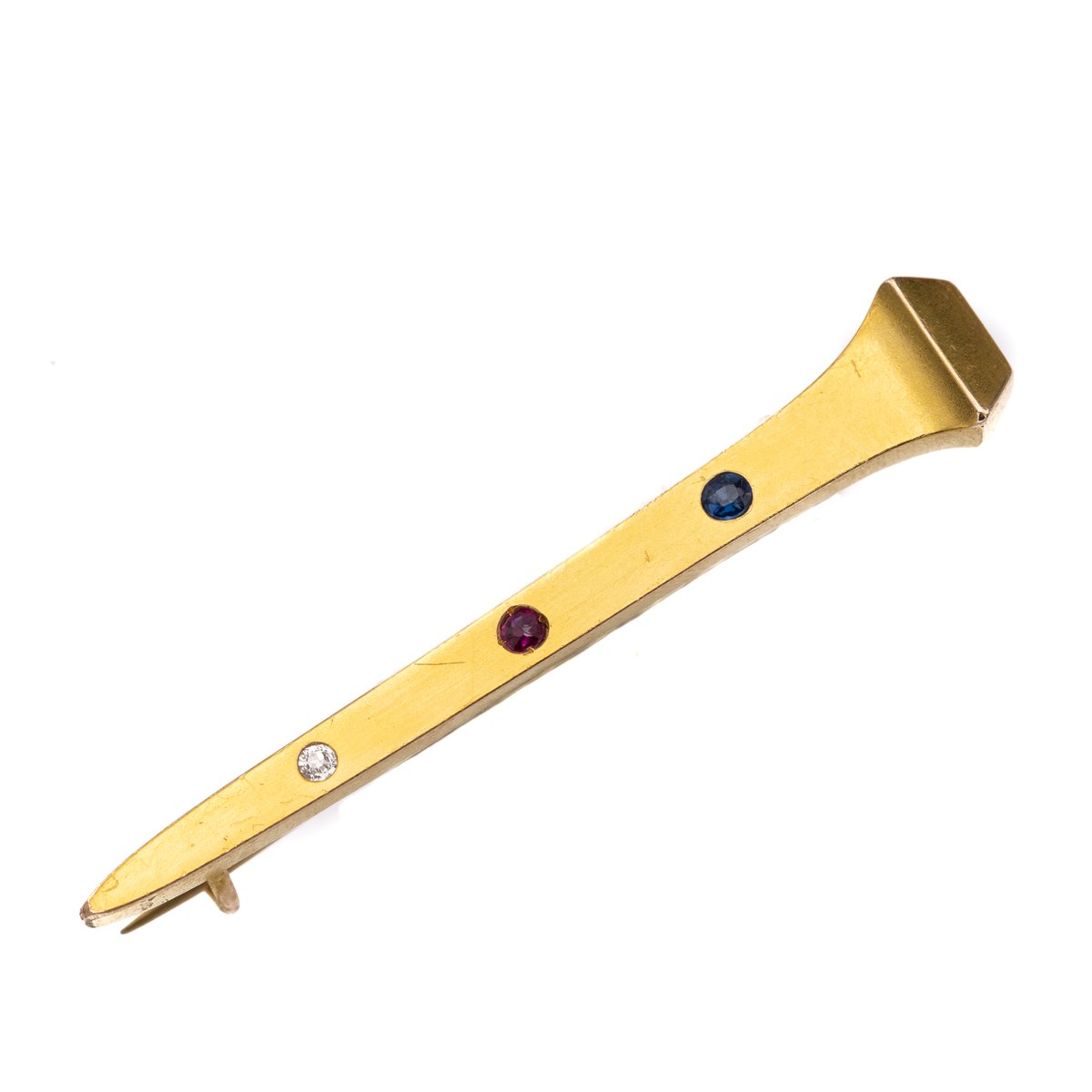 MagicHouseof's tweet photo. For sale is this stunning Victorian horseshoe Nail pin. This lovely antique 14k gold bar brooch is set with a little old European cut diamond, a red old European cut ruby and a blue old European cut sapphire. This stunning brooch...

https://t.co/P0TldSF3RT https://t.co/ILmCJgmIiX