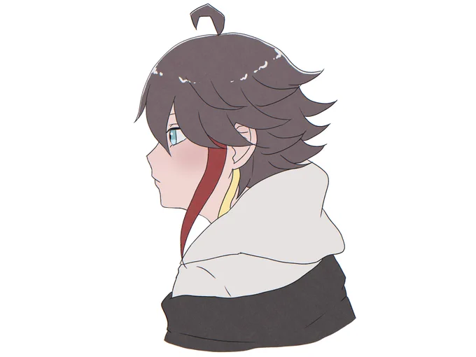 あきなの横顔描くの好き 