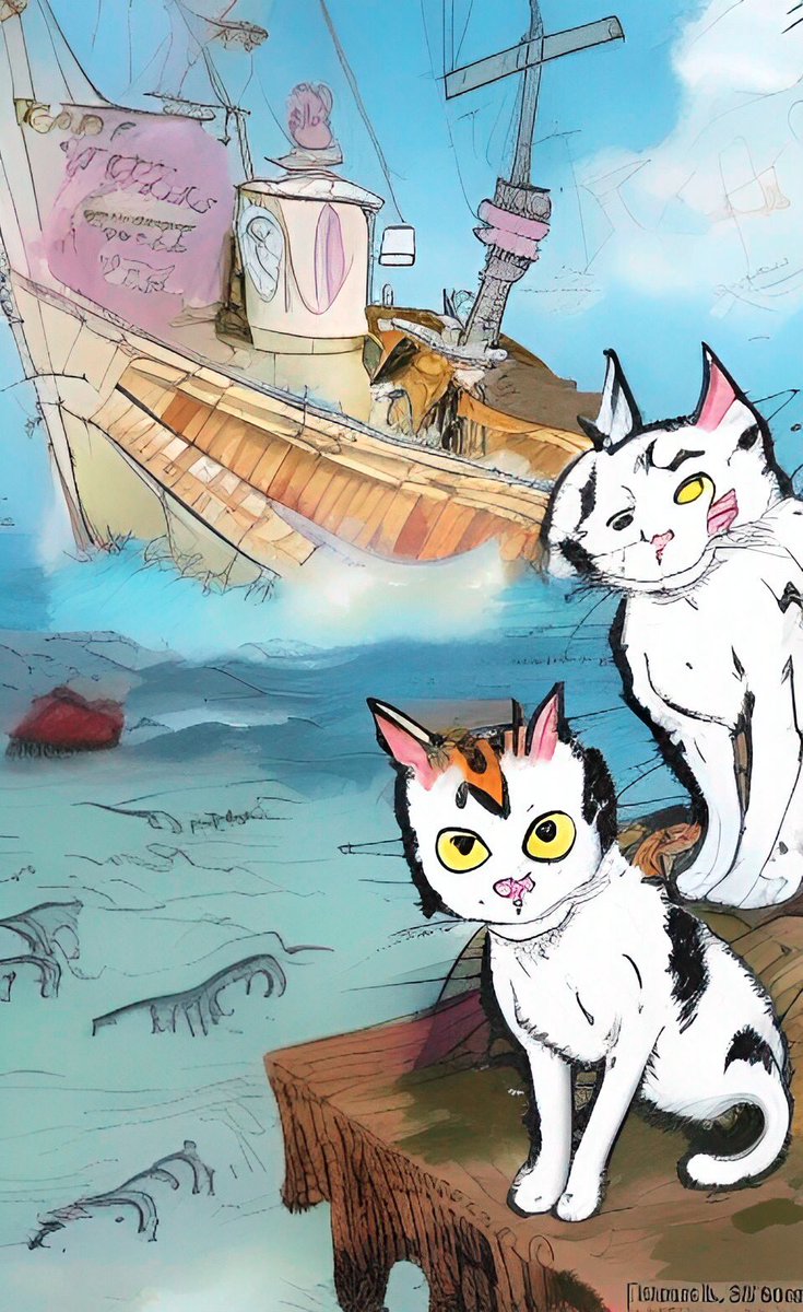kmanjamz's tweet photo. It is not possible for cats to sink a ship on their own. However, if a cat were to knock something over that caused a leak in the ship, it could potentially contribute to the ship sinking. It is important to keep all objects and materials secured on a ship to prevent accidents. https://t.co/qgEUXCiI3U