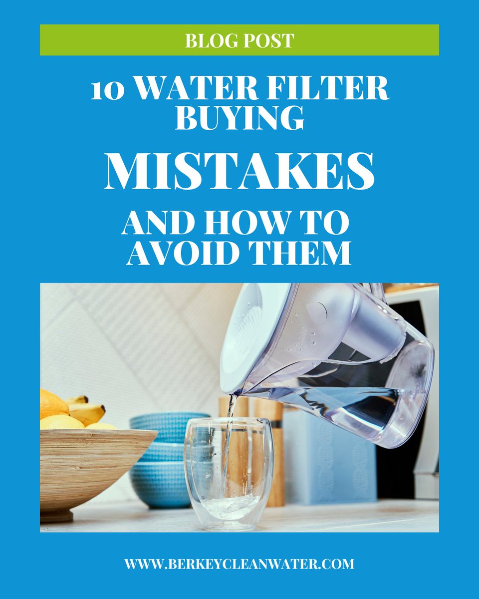 berkey_filters's tweet photo. 10 Water Filter Buying Mistakes and How to Avoid Them

https://t.co/dxciB7Kfz8

#top10 #waterfilteration #buyingmistakes #howtoavoidthem #waterfilters #waterfiltrationsystem #waterfiltering #waterfiltersystems #waterfilterexperience #waterfilterforhome #newblogpostonline https://t.co/lrqZgnLRIL