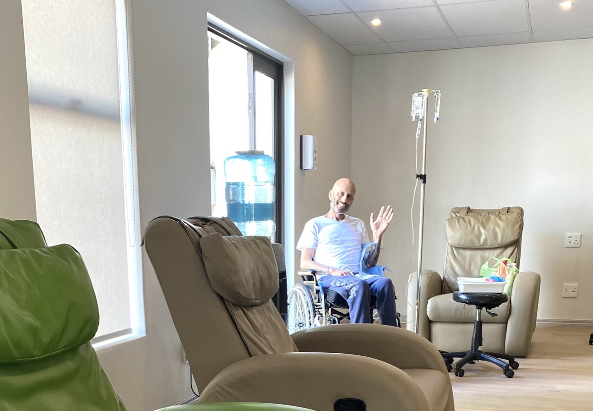 Treatment continues.  Receiving my next dose of immunotherapy. Healing. 

#dontstopbelieving