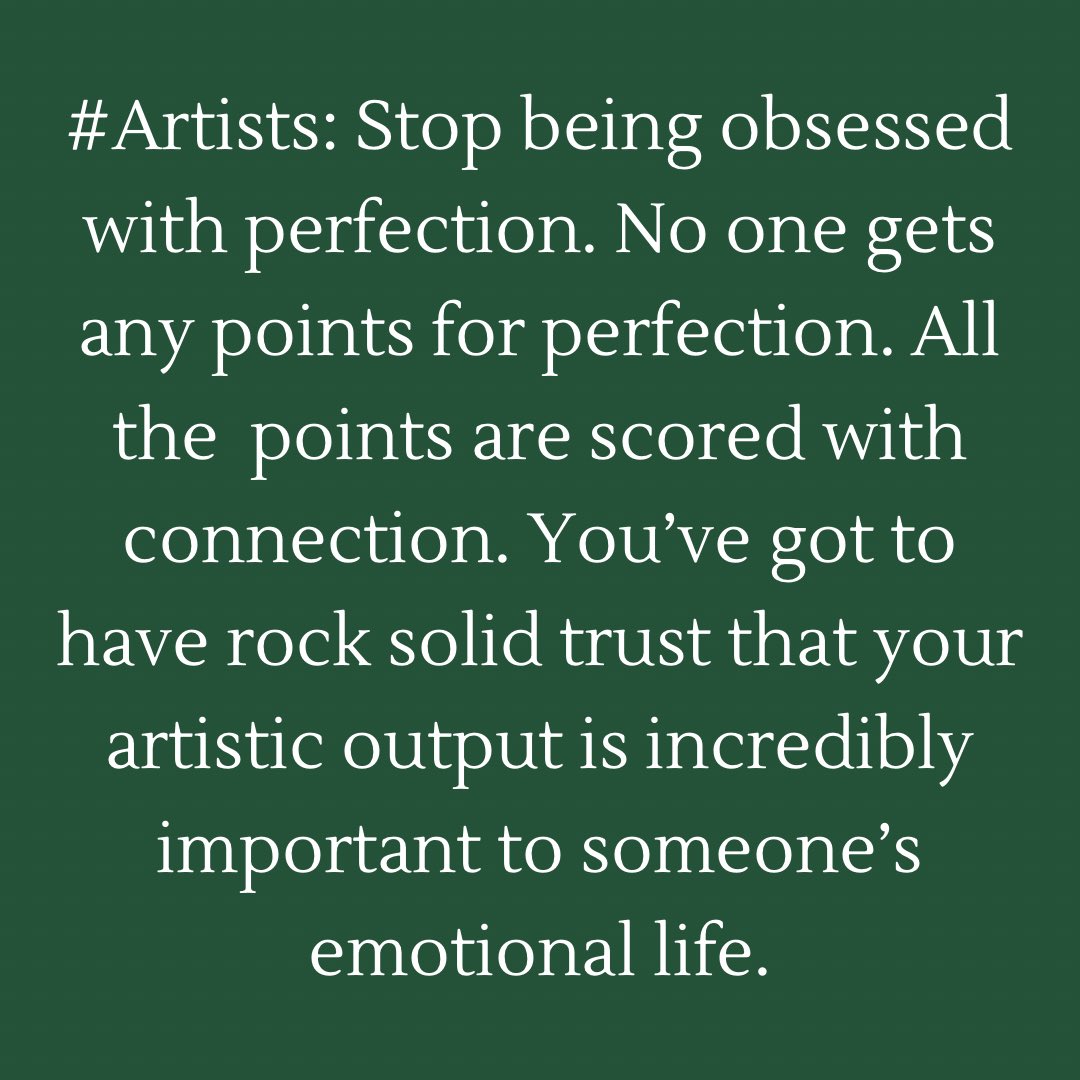 rrobinson72's tweet photo. Less Perfection More Connection.
#art #practice #work #connect #emotions https://t.co/Rsu0wO7SbV