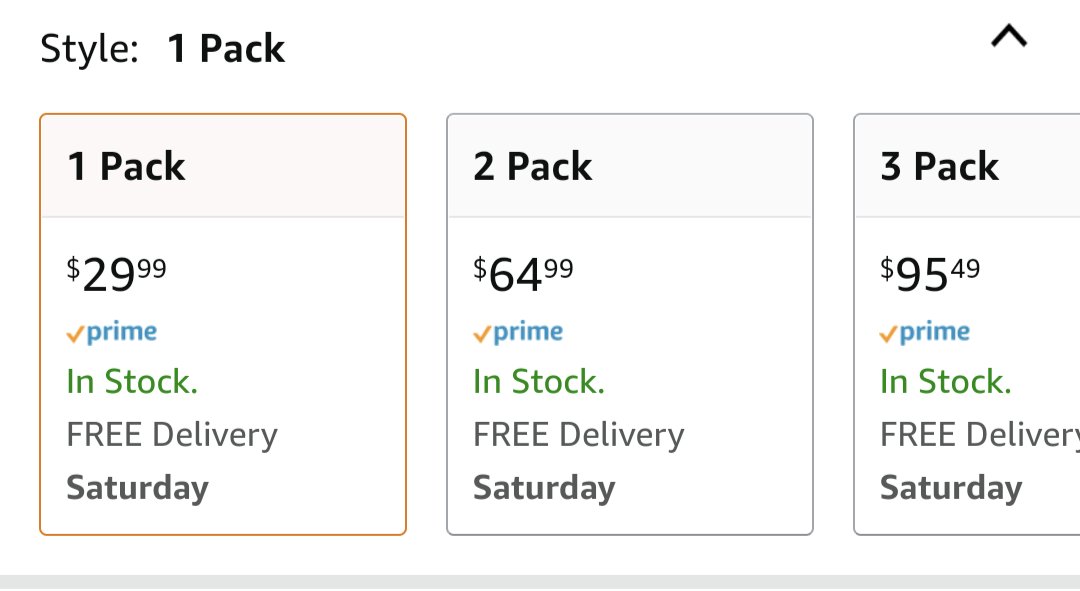 Jacob Reider (@jacobr) on Twitter photo When the 2 Pack is more than twice the cost When the 2 Pack is more than twice the cost
