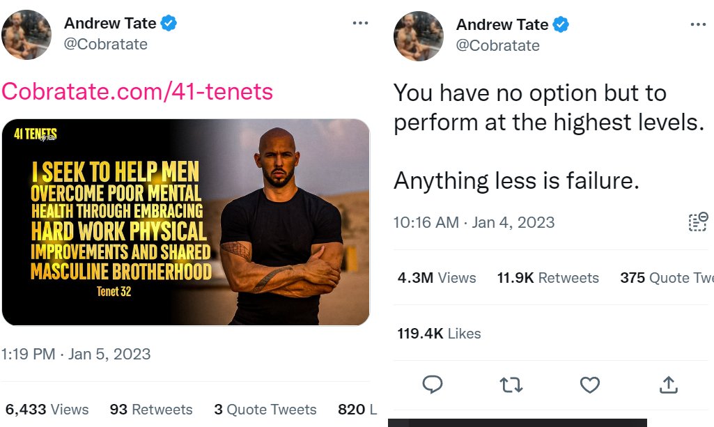 Why Andrew Tate's Tweets About Depression Caused an Uproar - Personal  Trainer