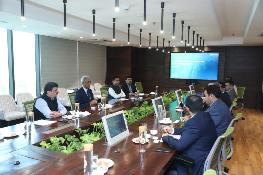 sidbiofficial's tweet image. A senior delegation of KAFALAH, the #SME Guarantee Corporation of Saudi Arabia visited #SIDBI for learning about #Guarantee #programs managed by #SIDBI. The delegation met with CMD SIDBI, Shri S. Ramann @ramann_siva and officials of @CGTMSEOfficial and @NCGTCOfficial.