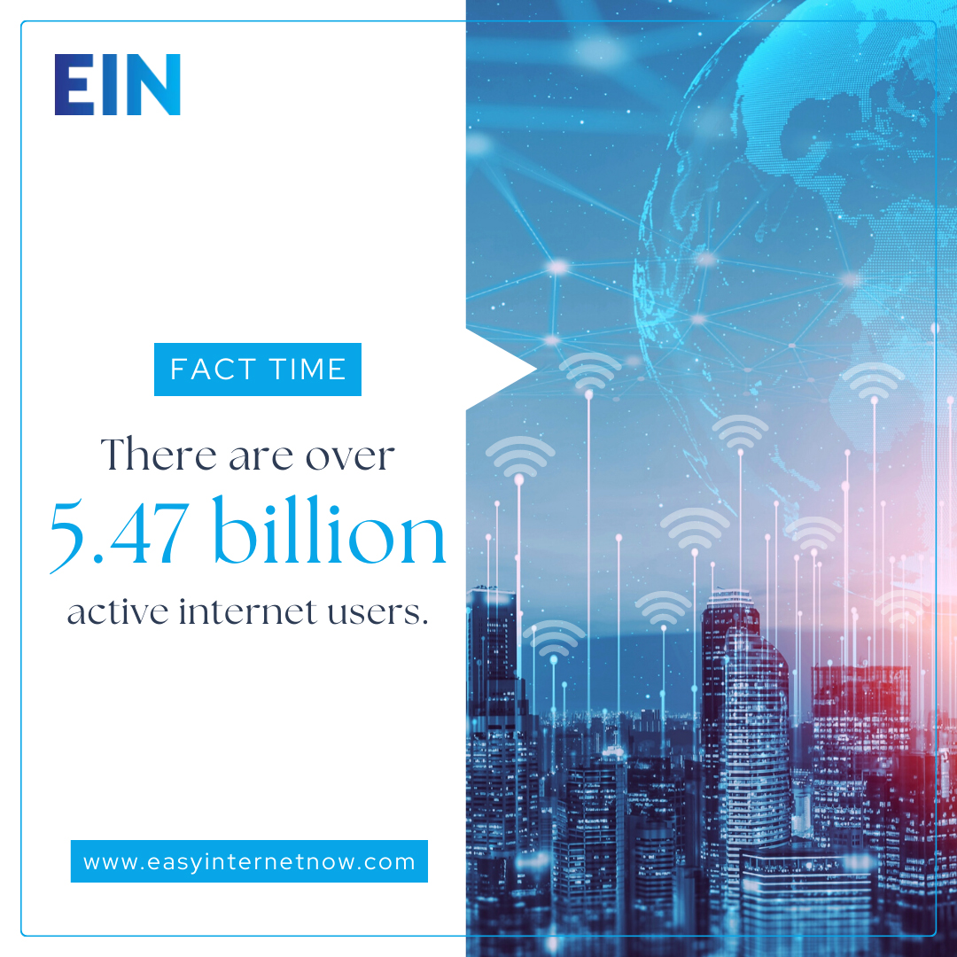 EasyInternetNow's tweet photo. There are over 5.47 billion unique internet users, so they account for approximately 66% of the entire population.
👉Follow for more @easyinternetnow
#easyinternetnow #homeinternet #highspeedinternet #internetservice #fact #didyouknowfacts #internetuser #facttime https://t.co/dzkxsFhCYK