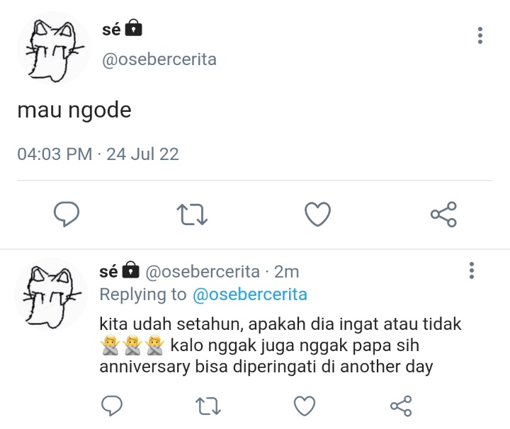cocainews's tweet photo. — hajeongwoo two-tweets au;
samu &amp; ose: happy anniversary, love. https://t.co/ZehBdr9rGR