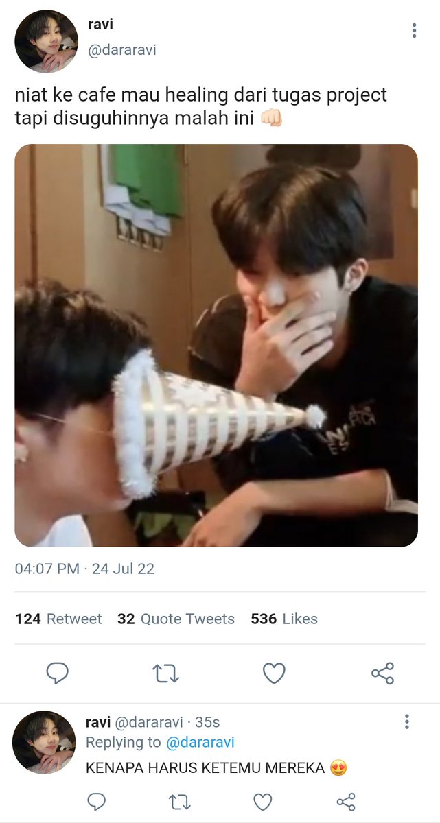 cocainews's tweet photo. — hajeongwoo two-tweets au;
samu &amp; ose: happy anniversary, love. https://t.co/ZehBdr9rGR