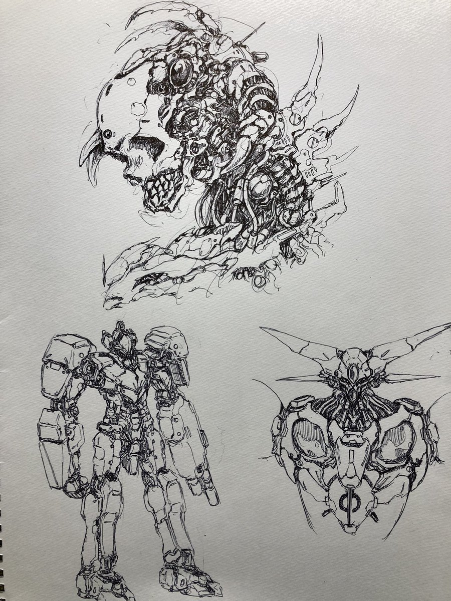 #絵柄好みって人にフォローされたい
#ボールペン画
#冬の創作クラスターフォロー祭り
#絵描きさんとつながりたい
冬コミの時にボールペンでスケッチしたら面白くて、更にやってみた。3年ぐらい前にもやってたけど、ちょい真剣にやると更に面白い。今後突き詰めてみる。