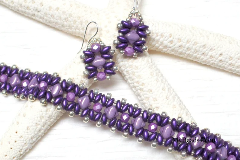 DIY Pattern etsy.me/3Zg3YqY via @Etsy Gift Set etsy.com/listing/123815… #jewelry #purplebracelet #beadedbracelet #tmtinsta #gifts #giftset #fashion #diy #jewelrymaking #beadingsupplies #craftychaching #etsy #jewelryonetsy #bohojewelry #bohohippie @SympathyRTs