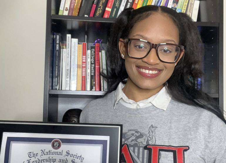 ru_ububms's tweet image. Alumni LeiLani Leaston is an inducted member of The National Society of Leadership and Success at Temple University. 

#TrioWorks #RUB #RUBMS #upwardbound #precollege #firstgen