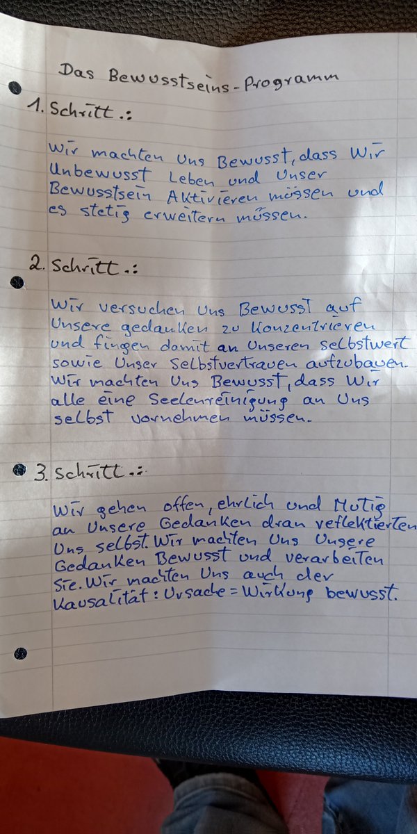 anielhoffmann's tweet image. Das Bewusstseins Programm für alle