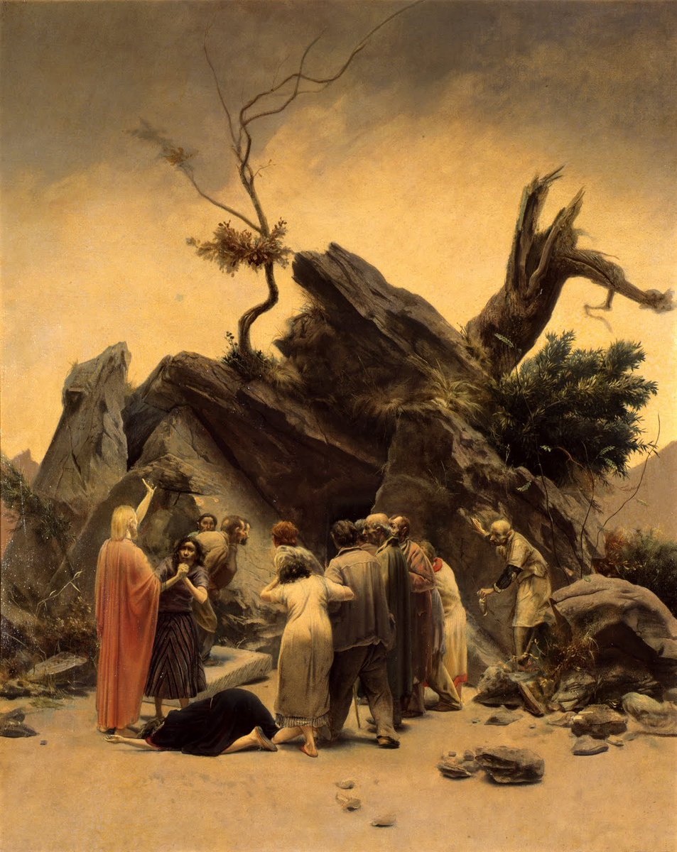 Resurrection of Lazarus 
#PietroAnnigoni —1946