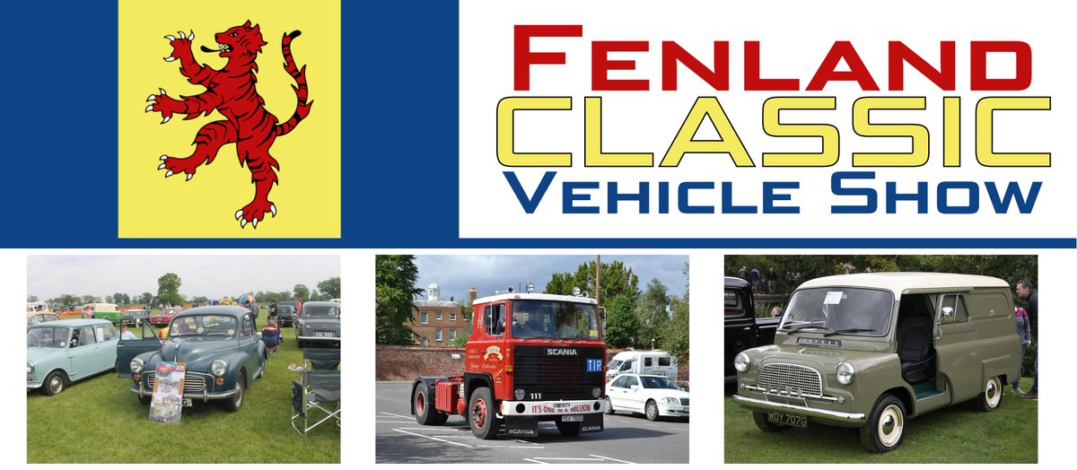 FlagoftheFens's tweet image. Thanks to Tom Mortlock the flag will feature strongly at the Fenland Classic Vehicle Show on Sunday 21 May 2023 in Ramsey. Image created by Jamie Vendy. Please retweet to promote this event @arrowgroup @FenlandClassics @FascinatingFens @PaulMagan2