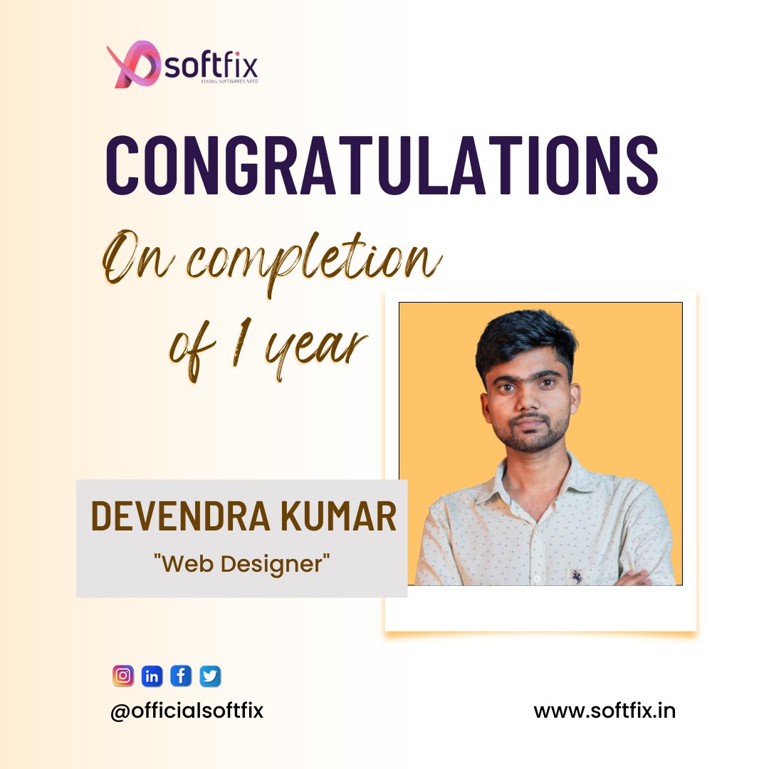 officialsoftfix's tweet photo. We are grateful for the service you have provided us with and we hope that in future years, you will continue to grow with us Thank you!

#Congratulations #completion #workanniversary https://t.co/s9XsExWVnv