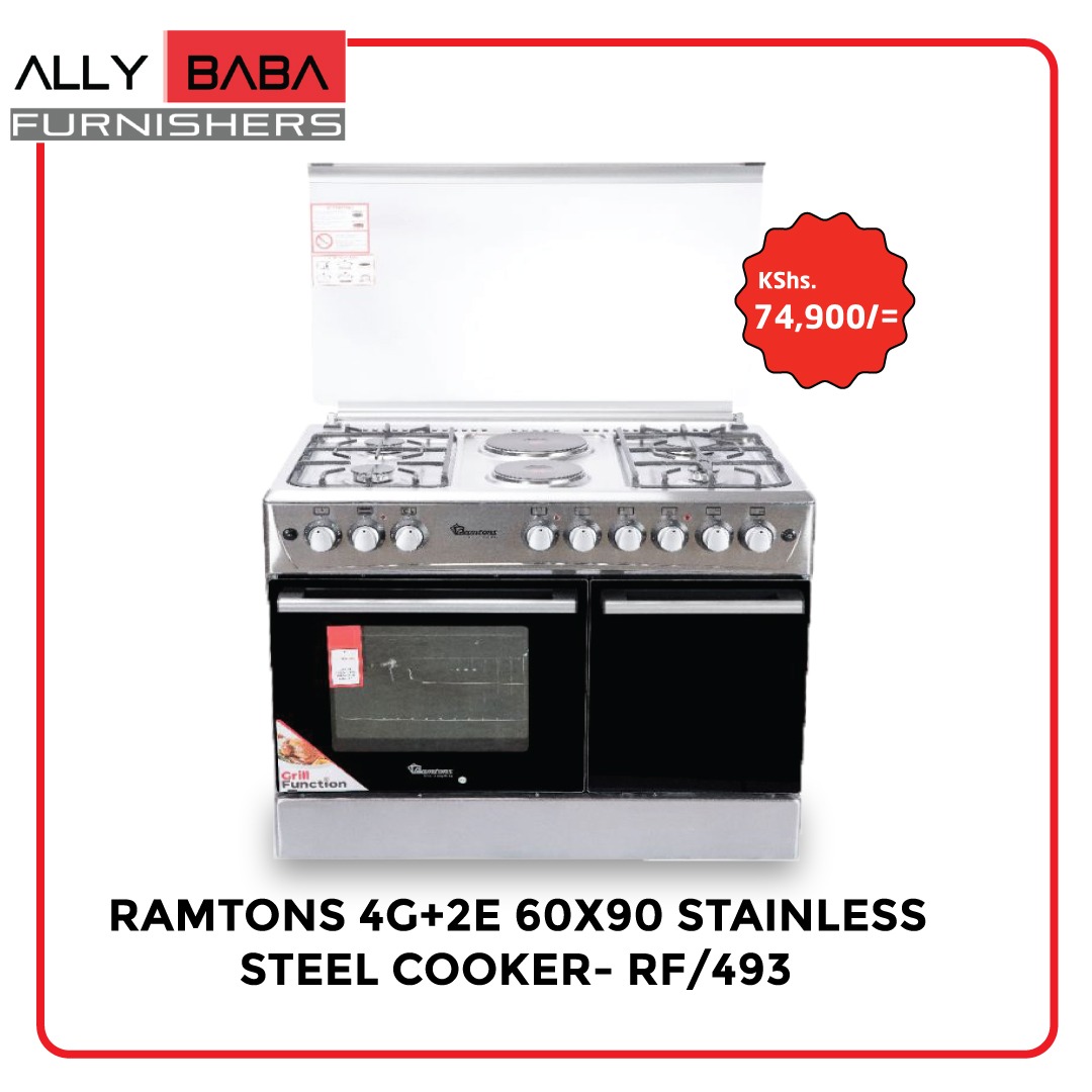 allyfurnishers's tweet photo. With the different burner sizes and the choice of gas or electric,you can cook delicious meals in no time with the Ramtons stainless steel cooker
☑️Visit us at;Marhaba building along Yusuf Hajj Avenue in Eastleigh
☑️Call us on:0717 200 888
#allybabafurnishers #ramtons
#cooker https://t.co/AkA6vaIS2l