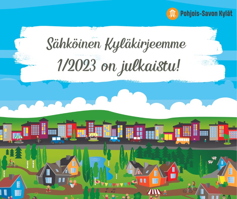 Tammikuun sähköinen kyläkirje on julkaistu ja lähetetty tilaajille, Sähköisen kyläkirjeen pääset lukemaan tästä linkistä mailchi.mp/0778fded82fe/p… #kylätoiminta #kyläkirje