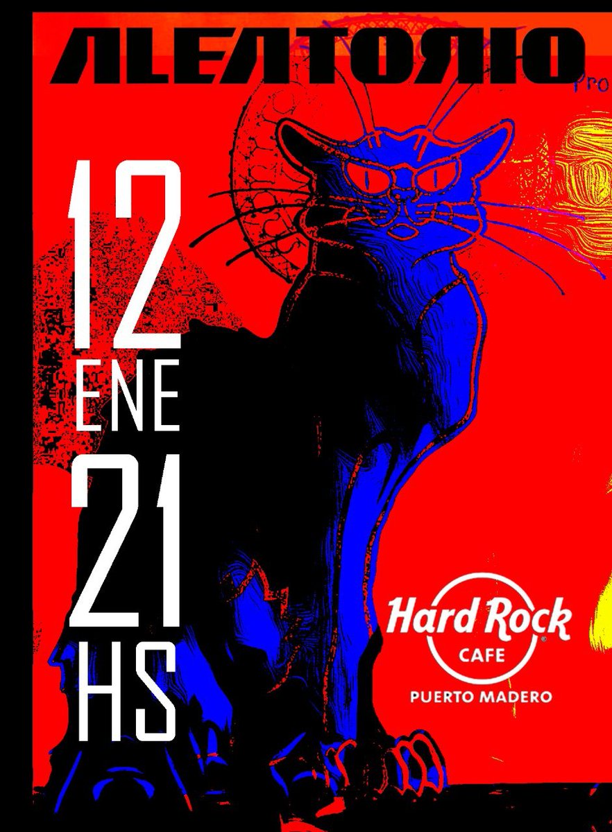 ArqPIglesias's tweet photo. Se viene una nueva fecha de @aleatorio.arg (ig) para abrir el #2023NewYear bien arriba, y nada más que en el mítico @HardRockCafeBA 💪
Los esperamos cupos limitados (se recomienda hacer reserva) https://t.co/fm70SorCxM