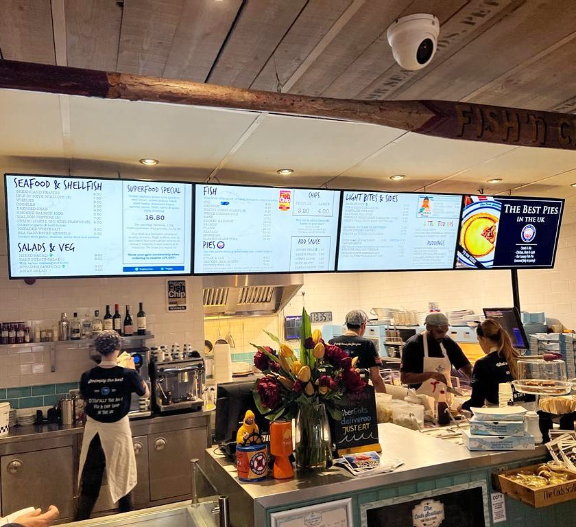 Our new digital menus at The Cod's Scallops in #Wollaton look fabulous! 🤩 We can’t wait to see #Sherwood’s!

Is it time to update your #menus too? Just one call and we do it all: 0115 979 4330.
bdsignsnottingham.co.uk

#fishandchips #fishandchipshops #menudisplays #digitalmenus