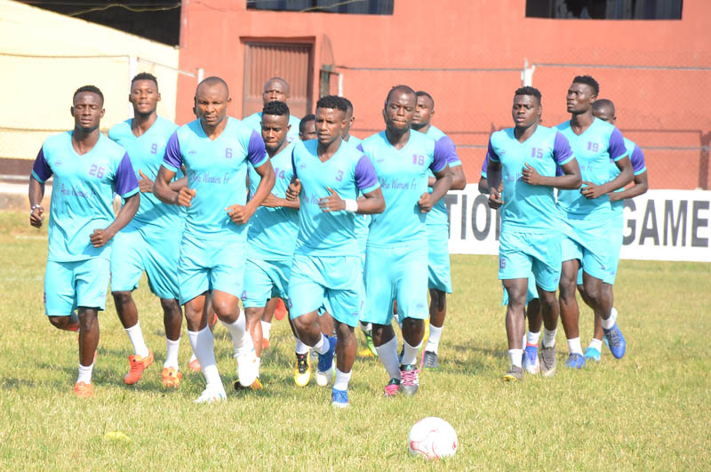 AbiaWarriors's tweet photo. #throwback of top action shots of games at the Umuahia Township Stadium .
We are returning home this season��📢🥁
#Warriors #ThrowbackThursdayPic https://t.co/3nta3Hv7n8