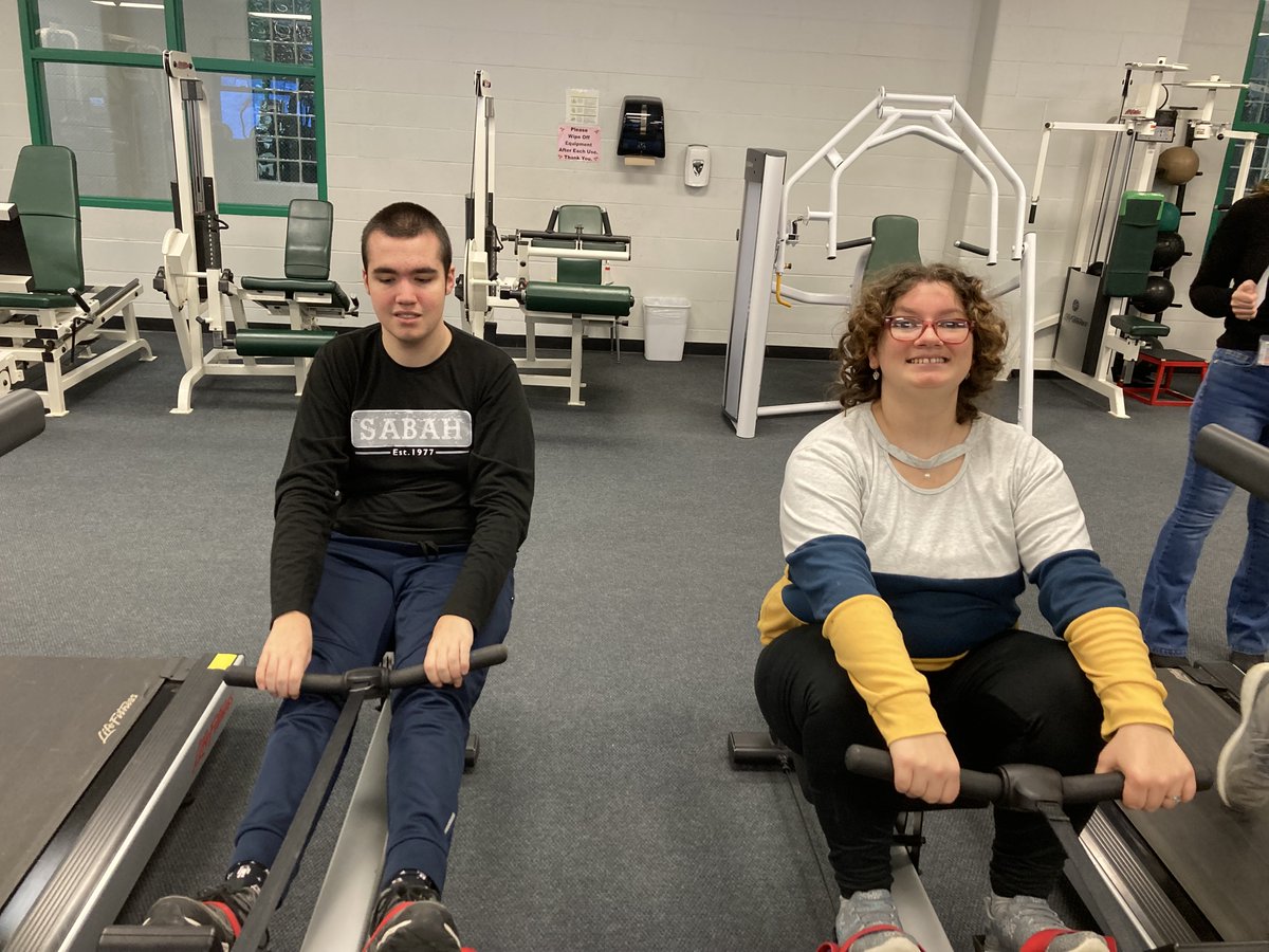 LSCLifeSkills's tweet photo. Here's to a healthy 2023! Starting our day off with a trip to the Fitness Center! 💪#activekids #fitfor2023 @EaglesLSHS @LakeShoreCSD https://t.co/rIXwXvyV5U