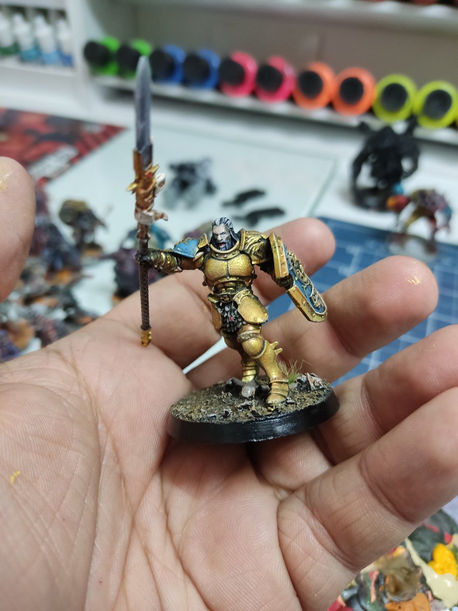 ForjaPintada's tweet photo. Quase pronto esse menino stormcaster.
#warhammer #stormcaster #miniatures #painting https://t.co/T5VYF0uYCJ