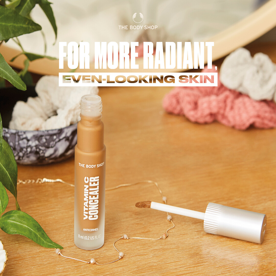 Did you know our brand new Vitamin C Concealer is available in 20 shades? So, whether you want to cover up dark circles, contour, or give your glow a wake up, our new Concealer has you covered. ✨

consultant.thebodyshop.com/en-gb/myshop/M…
#TBSAH #TheBodyShop #Makeup #NaturalMakeupLook