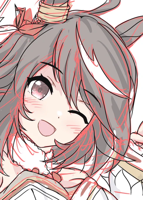 描いてるので残り無料20連で来てくださいー 
