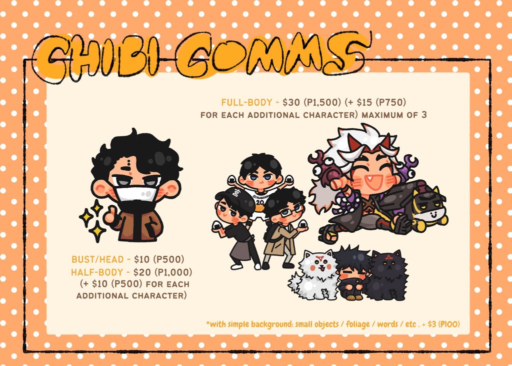 [HELP RT / SHARE 🧡] 

opening 3 slots to save up for tuition fees n uni expenses for the upcoming sem ^^)// 

dm me for inquiries or check: https://t.co/HALWmhvFDb for more details 🙌 