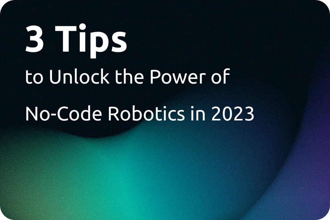 NordboRobotics's tweet photo. The rise of #nocode solutions has made it possible for even non-technical users to leverage the power of robotics. We offer you the Top 3 tips for no-code robotics in 2023, and how #Mimic is making waves in the industry.

Read more👉 https://t.co/ViMQ0ewBXU https://t.co/Ilix0Oppjt