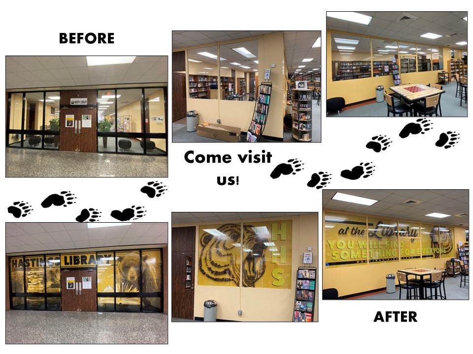 bookpsycho's tweet photo. Check out Hastings North Library's makeover. https://t.co/MssgZGdThS