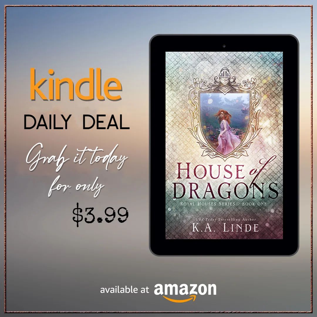 House of Dragons is currently a Kindle Daily Deal for TODAY only! 🐉
romantic fantasy series filled with magic, mayhem, and dark sexy Fae… geni.us/AmazonHOD
#romantasy #romanticfantasy #houseofdragons #kindledailydeal #royalhousesseries #kalinde