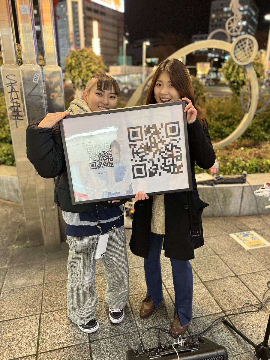 NFat25's tweet photo. 路上ライブありがとうございました︎🙇‍♀️
次回10日に栄です！
詳細はまた近々〜✊
それではおやすみなさいっ🌙 https://t.co/Enwi8W3Ale