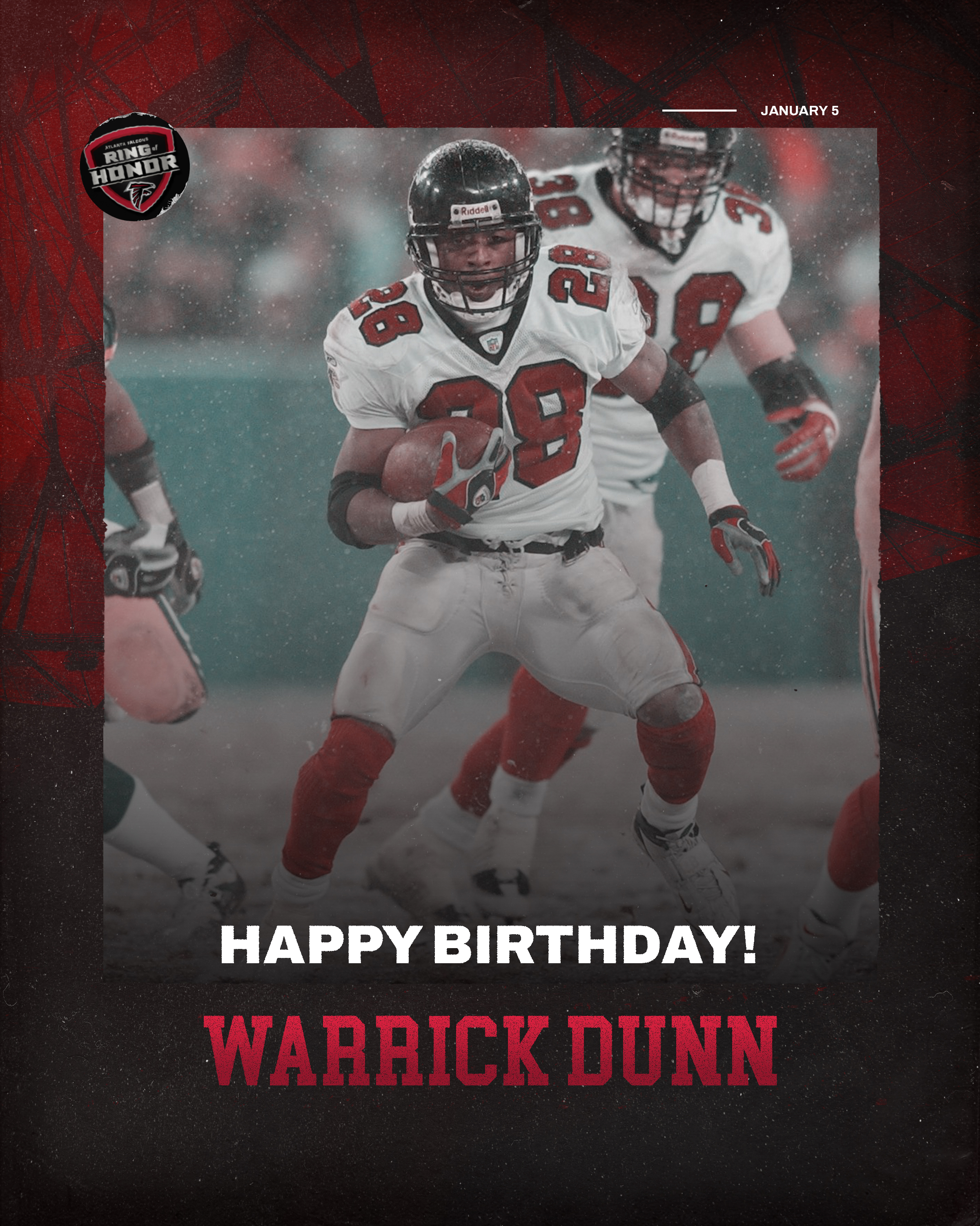 Atlanta Falcons on X: 'Happy Birthday to the one and only @WarrickDunn! 