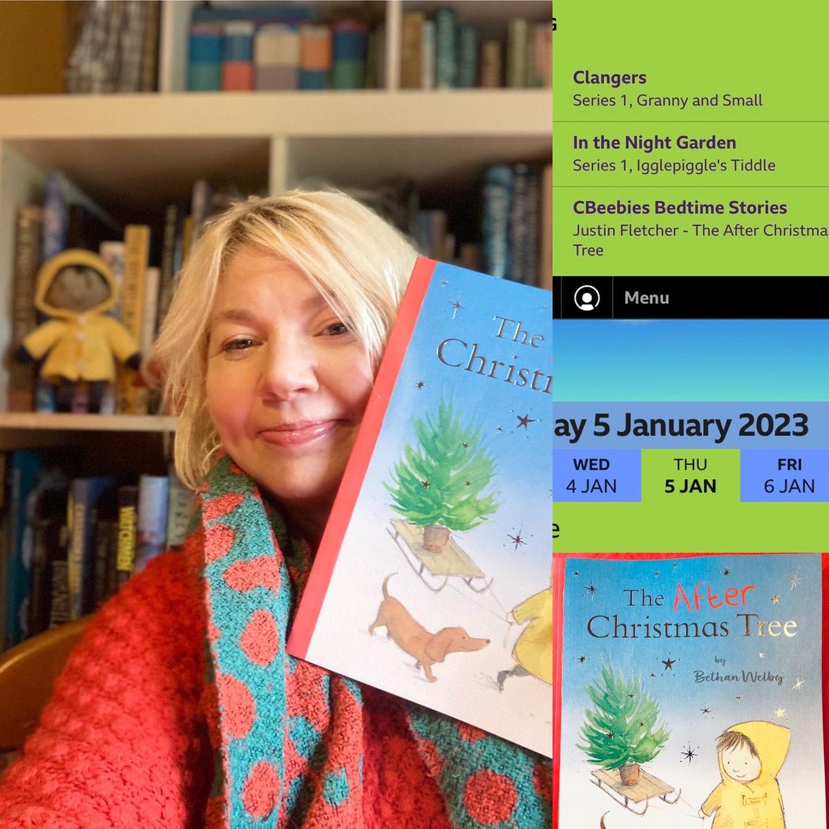 This evening at 6.50pm, the one and only Justin Fletcher will be reading The After Christmas Tree on CBBs Bedtime Story. I cannot tell you how happy this makes me. 🎄<a href="/CBeebiesHQ/">CBeebies Parenting</a> #afterchristmas #environment