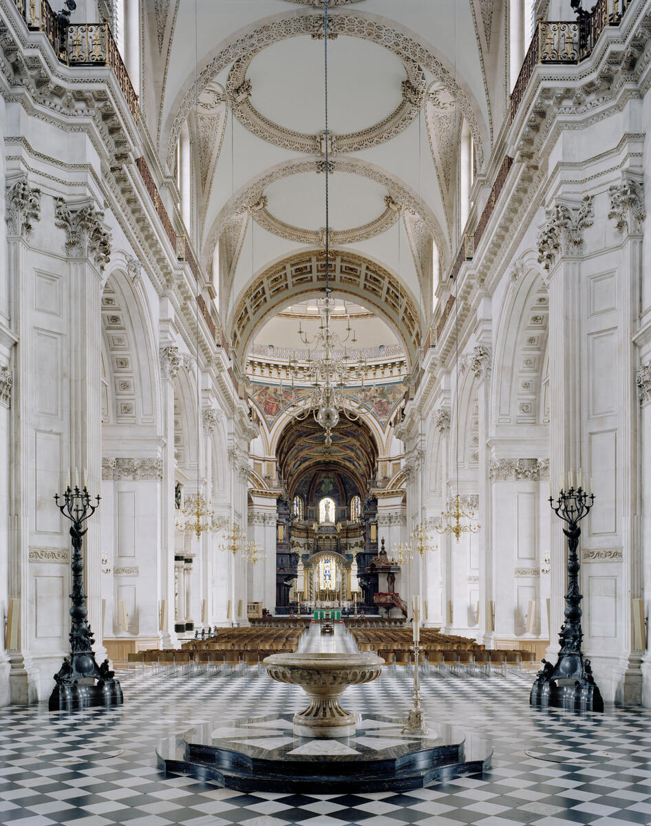 MagnumPhotos's tweet photo. In 2010, Peter Marlow set out to photograph the naves of all 42 Anglican cathedrals in England in natural light at dawn. Over a decade later, the collection is on display at St Paul’s Cathedral. 

Shop the image: https://t.co/GAsRlyY6Tn

© Peter Marlow Foundation / Magnum Photos https://t.co/DLUbq5rX9o