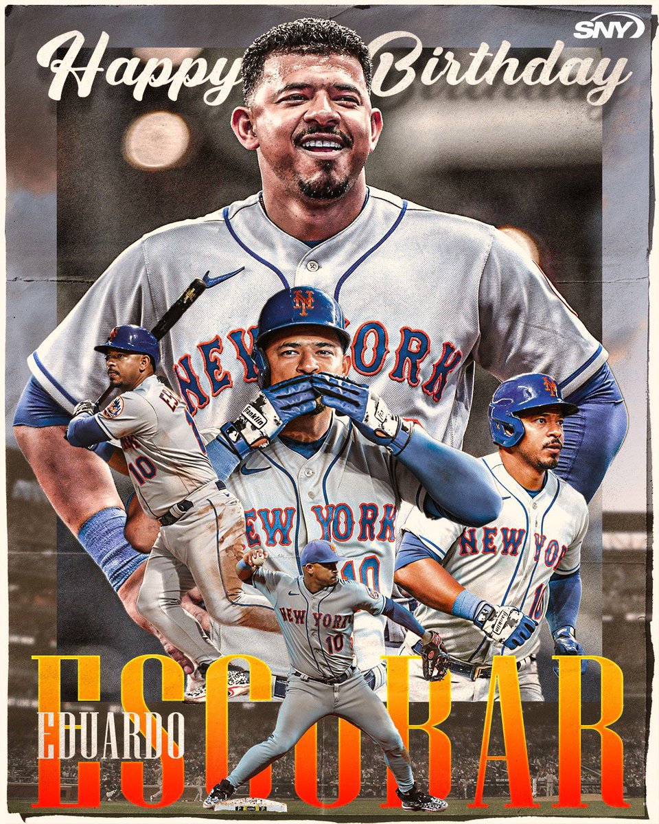 SNY_Mets's tweet photo. FOGO POWER!

Happy birthday to Eduardo Escobar 🥳 https://t.co/rNxKfDHnXU