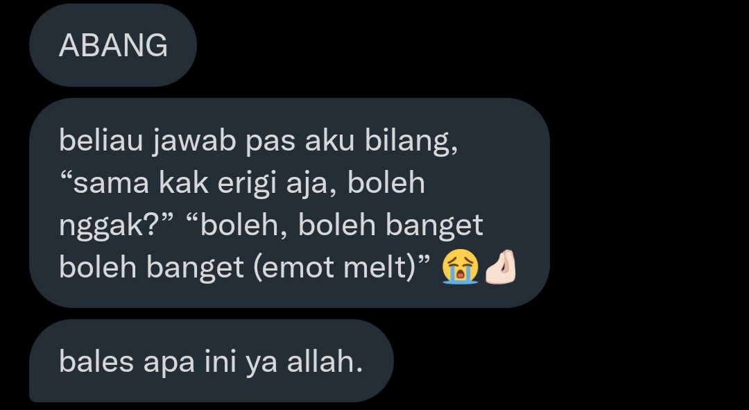 hantbine's tweet photo. Kalo nantinya si bibil ada flirting itu artinya gua yang bales ya ric. https://t.co/2TpRWtwlBp