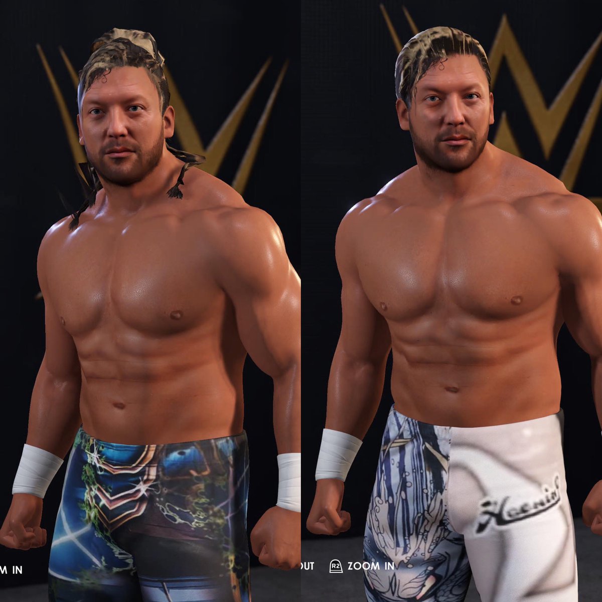 Done for now. Attires are placeholders until my attire requests are done. #WWE2K22 #KennyOmega #njwk17