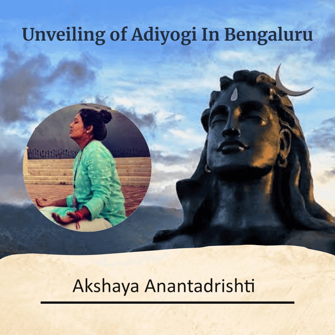 AkshayaMeera's tweet photo. Entering 2023, most excitedly awaiting Adiyogi's Unveiling at Bengaluru...🥳😍 Are you all ready to set go to embrace in the Grace of Adiyogi, The First Yogi and The Living Master @SadhguruJV 🤩✨

#AdiyogiInBengaluru
Watch it LIVE on https://t.co/A9SRnyv4gt https://t.co/7d9Myl3b8F