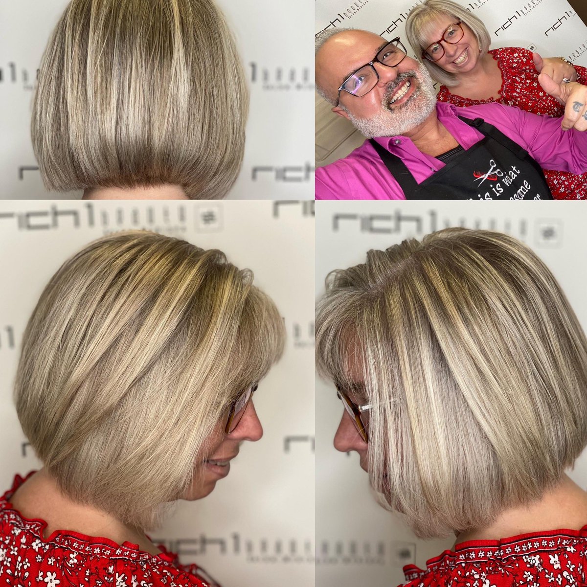 Rich1Beauty's tweet image. Ty CT! Great talks &amp;amp; laughs! 
.
.
.
#highlights #matrix #matrixcolor #wellablondor #haircut #nanaimo #parksville #ladysmith