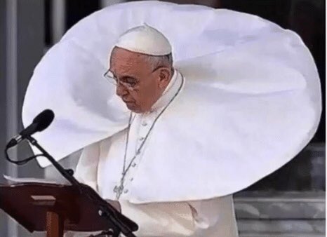 When threatened, the Pope can spray holy venom up to 25ft.