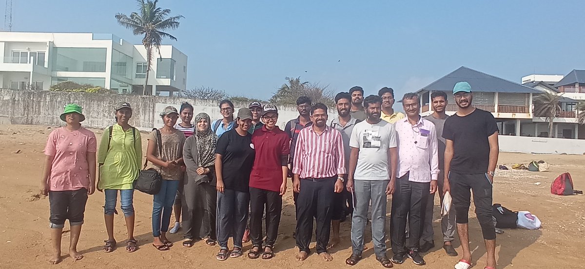 AmitKumar_ak14's tweet photo. Field trip to #Covelong to explore #MarineBiodiversity with #workshop participants. #ecologicalmethods #fieldstudies #fishlandingcenter
@Prakash_caridea @ShrutikaRaut98 @KKunjulakshmi https://t.co/eM6vTjmYOU