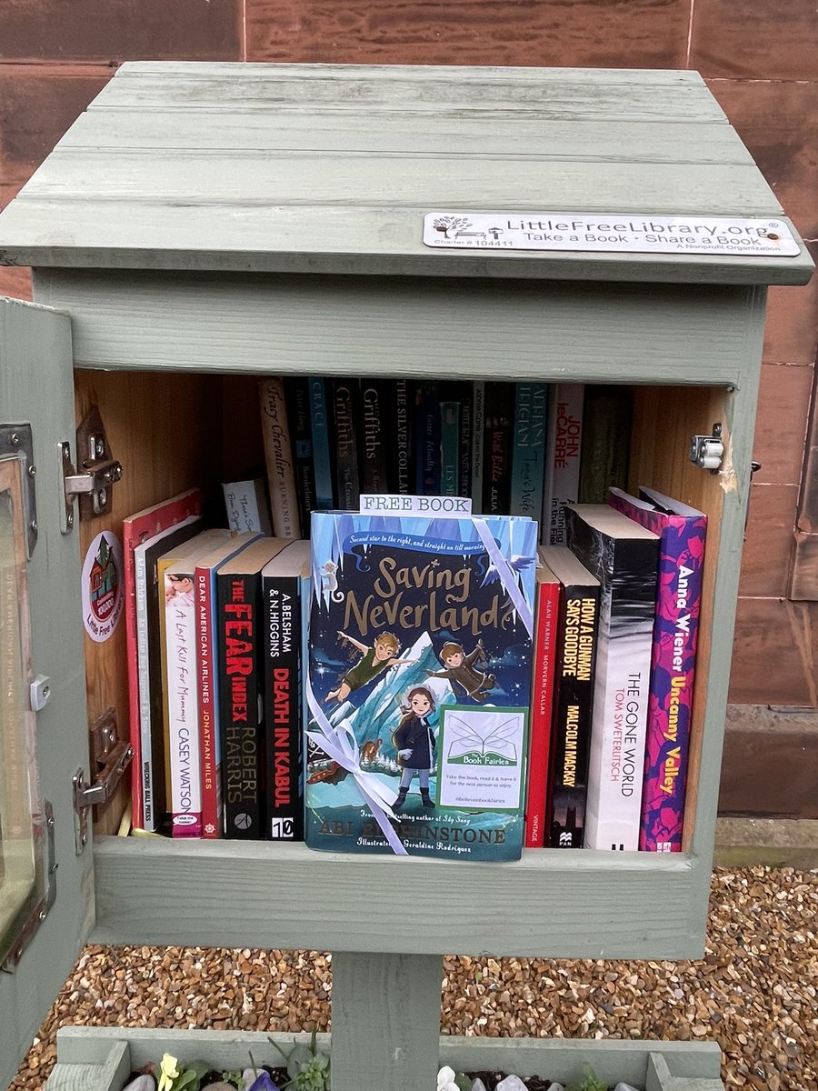 Jennife09761350's tweet photo. “It’s time to believe in magic, Martha Pennydrop.”
The Book Fairies are celebrating the release of a new adventure for children today! #AbiElphinstone’s latest book is #SavingNeverland… do you believe enough to spot one today in #Edinburgh?
#ibelieveinbookfairies #TBFPuffin https://t.co/PlrzCEiTGj