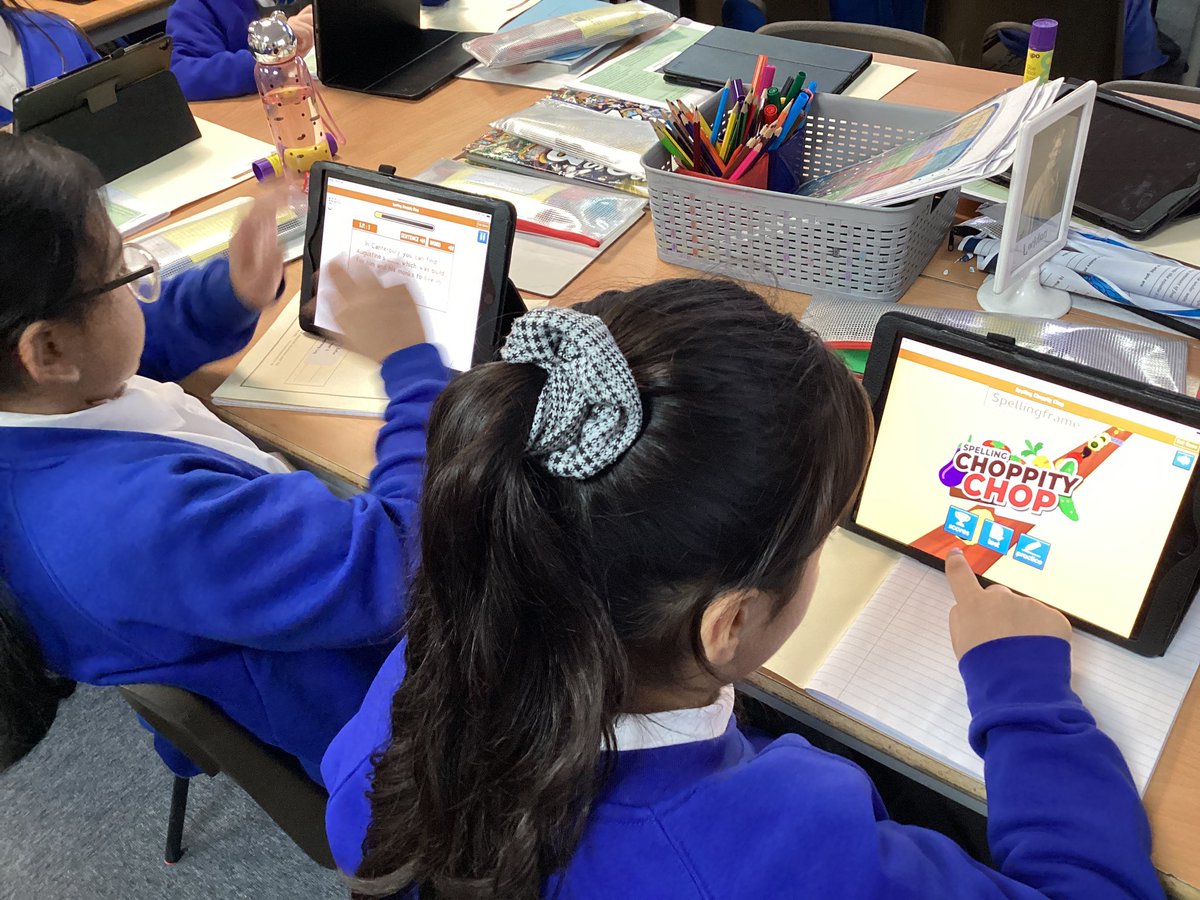 6B are really enjoying using Spelling Frame to practise their spellings. We are looking forward to playing at home too! <a href="/Mathsframe/">Ted Burch</a> #higherlaney6english