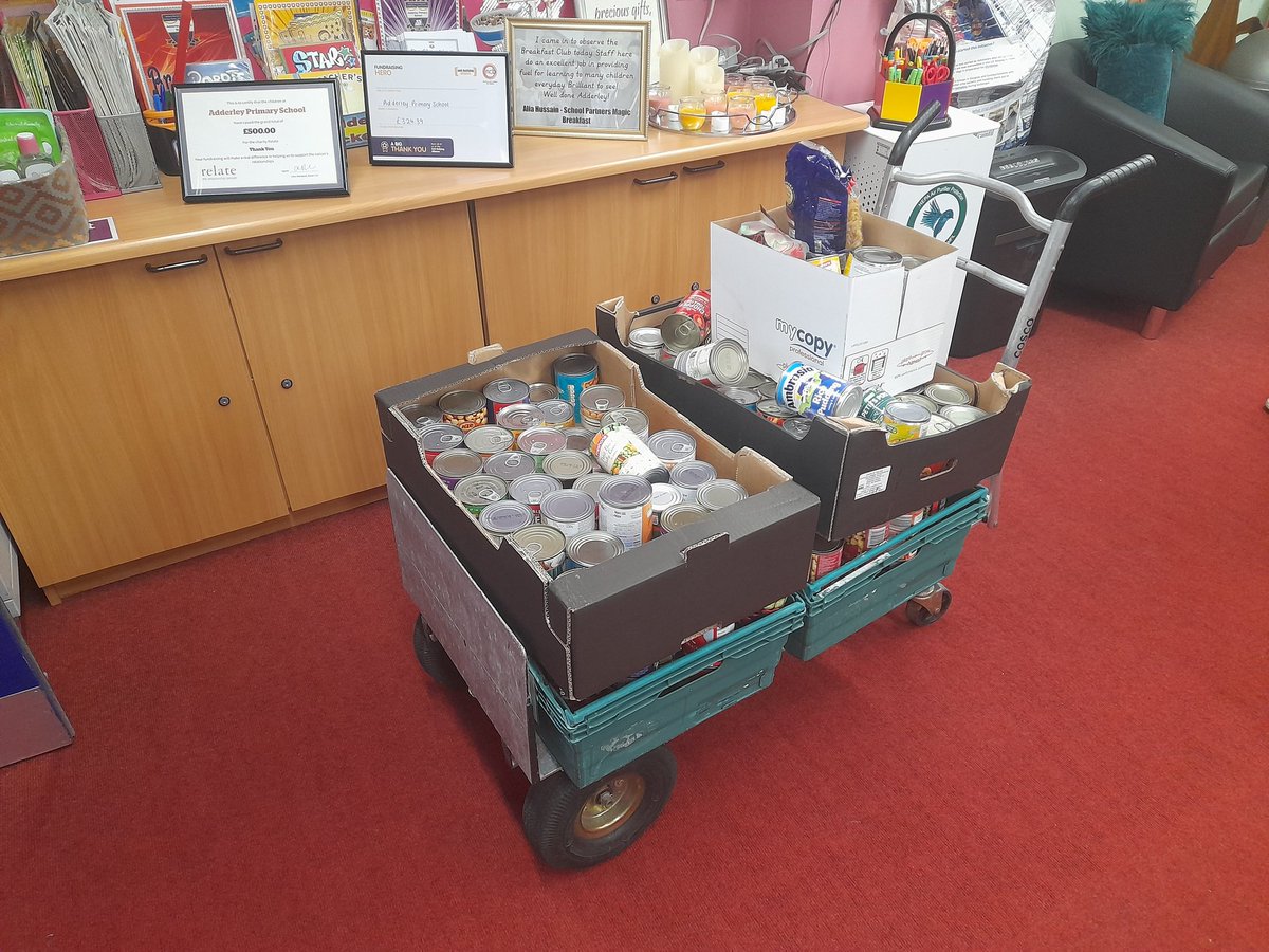 liambyrnemp's tweet photo. From the bottom of my heart, a HUGE THANK YOU to everyone at @AdderleySchool for their immense work collecting for our #OperationCompassion foodbank appeal. Truly you are the #CoalitionOfKindness https://t.co/QSoFubUwb8