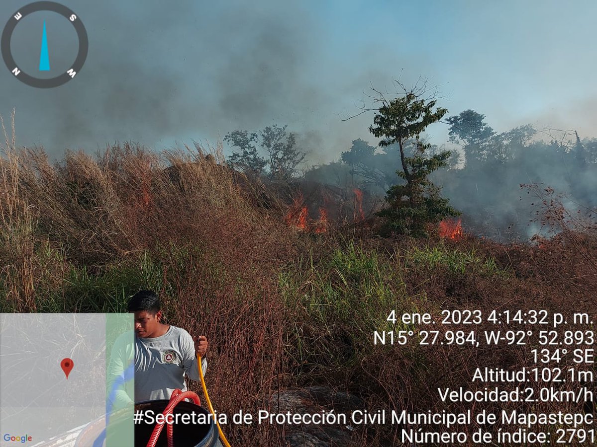 pcivilchiapas's tweet photo. Personal de #ProtecciónCivil Mapastepec combatieron y liquidaron un #Incendio de pastizal en Ejido San Nicolás piedra rajada.

#UsoResponsableDelFuego 
#NoALaQuema https://t.co/hfCraFlkHL