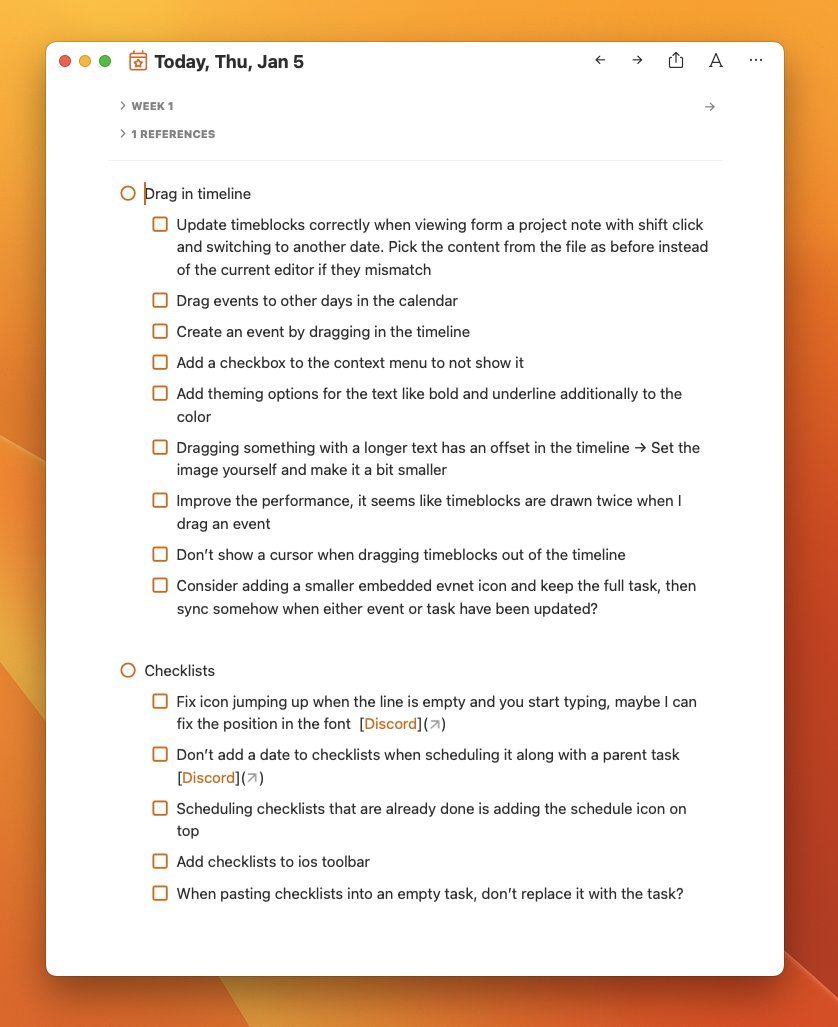 NotePlan tweet media