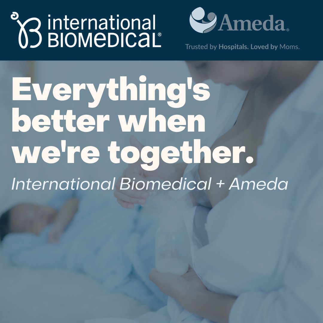 We are pleased to announce that International Biomedical has acquired <a href="/myameda/">Ameda</a>, Inc., a leading provider of breast pumps and breastfeeding accessories. We know how much breastfeeding matters, and we are proud to be joining the community. Visit ameda.com.